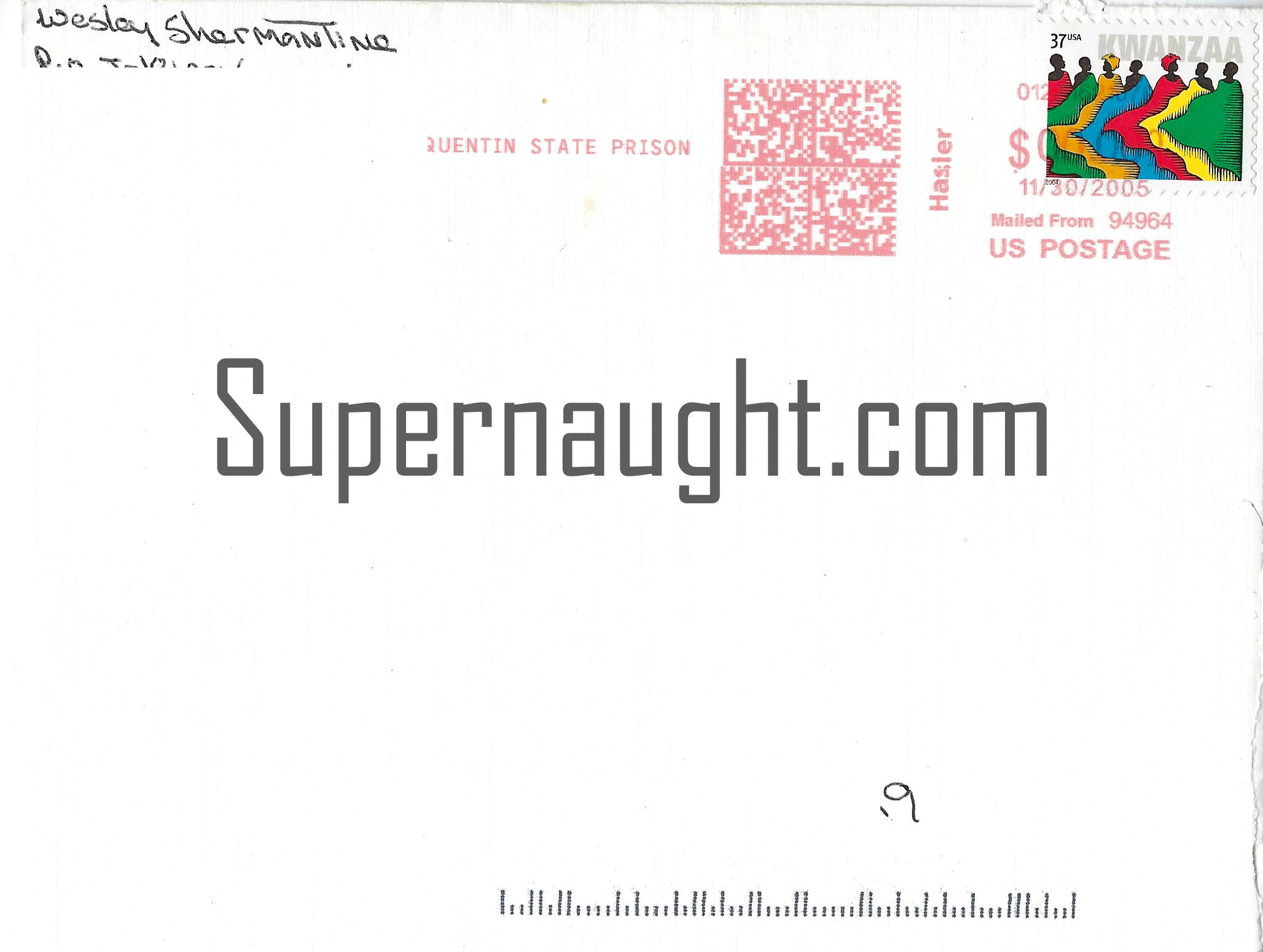 Wesley Shermantine Christmas Card Envelope Set Both Signed image 2