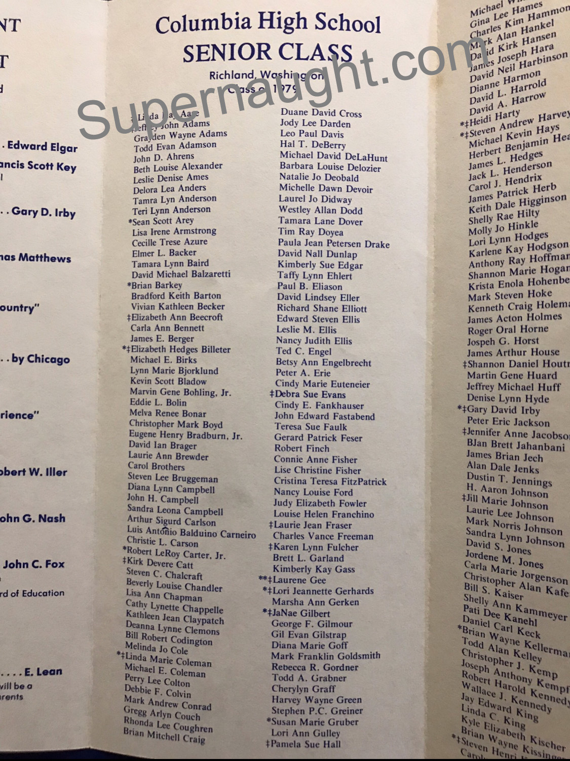Westley Allan Dodd 1979 Columbia High School Yearbook image 4