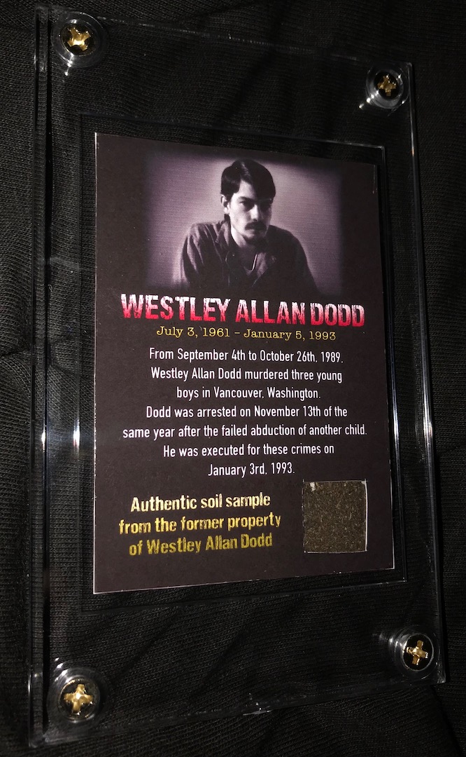 Westley Allan Dodd Home Soil Collector Card