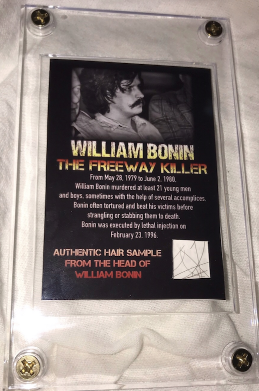 William Bonin Hair Collector Card