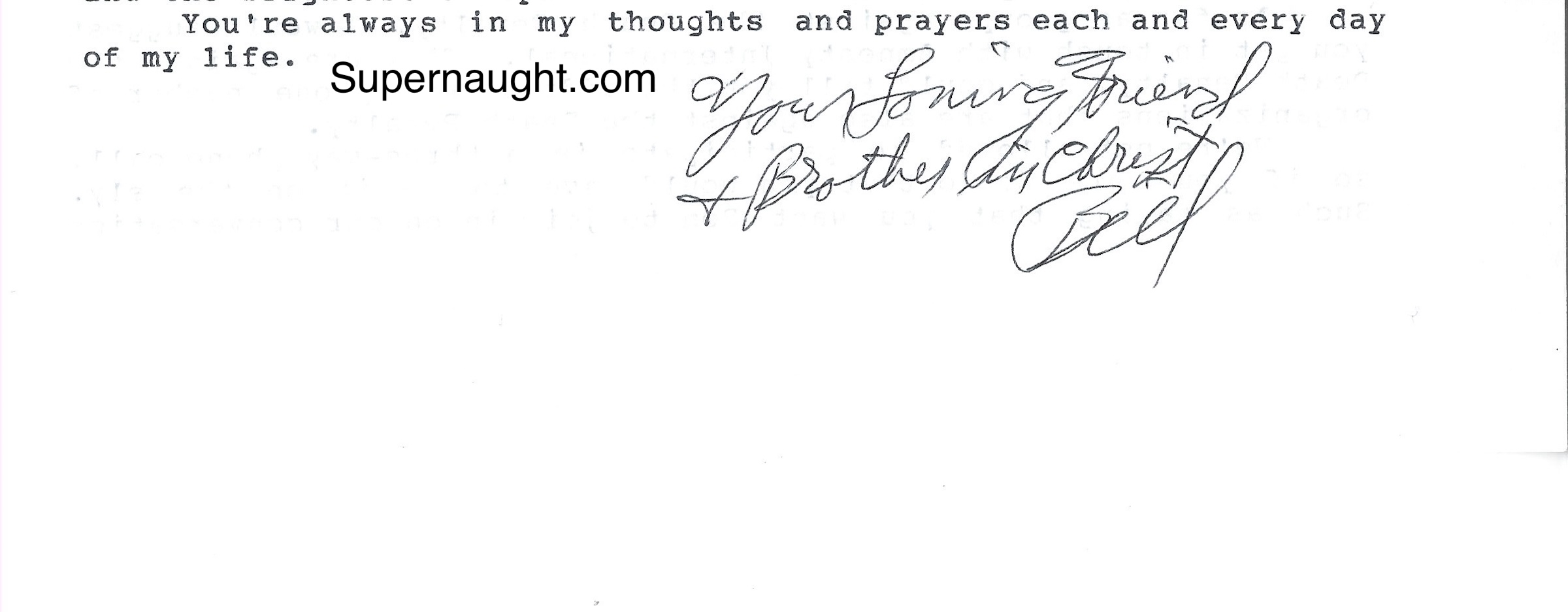 William Bonin Signature with Envelope Set