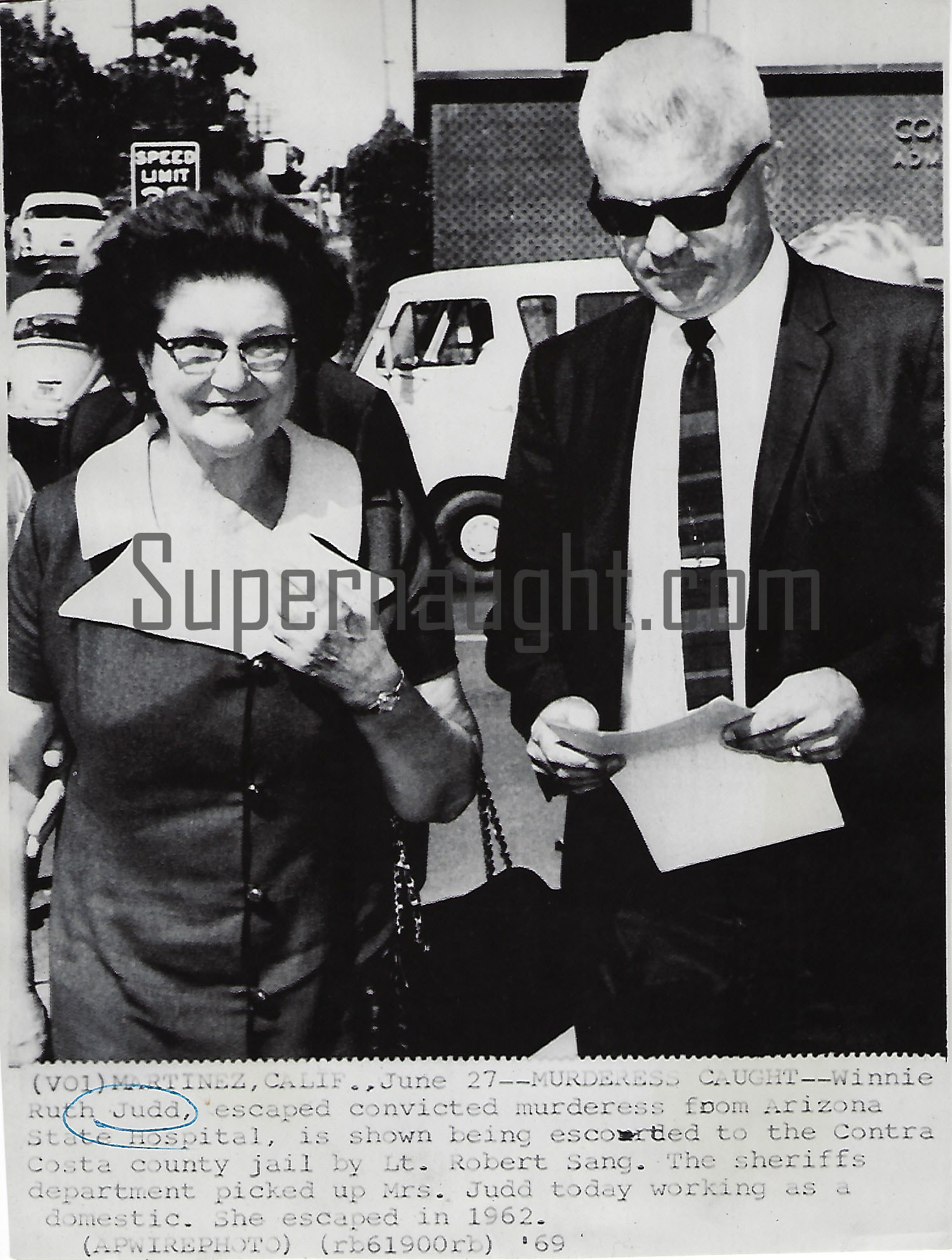 Winnie Ruth Judd June 1969 Press Photo