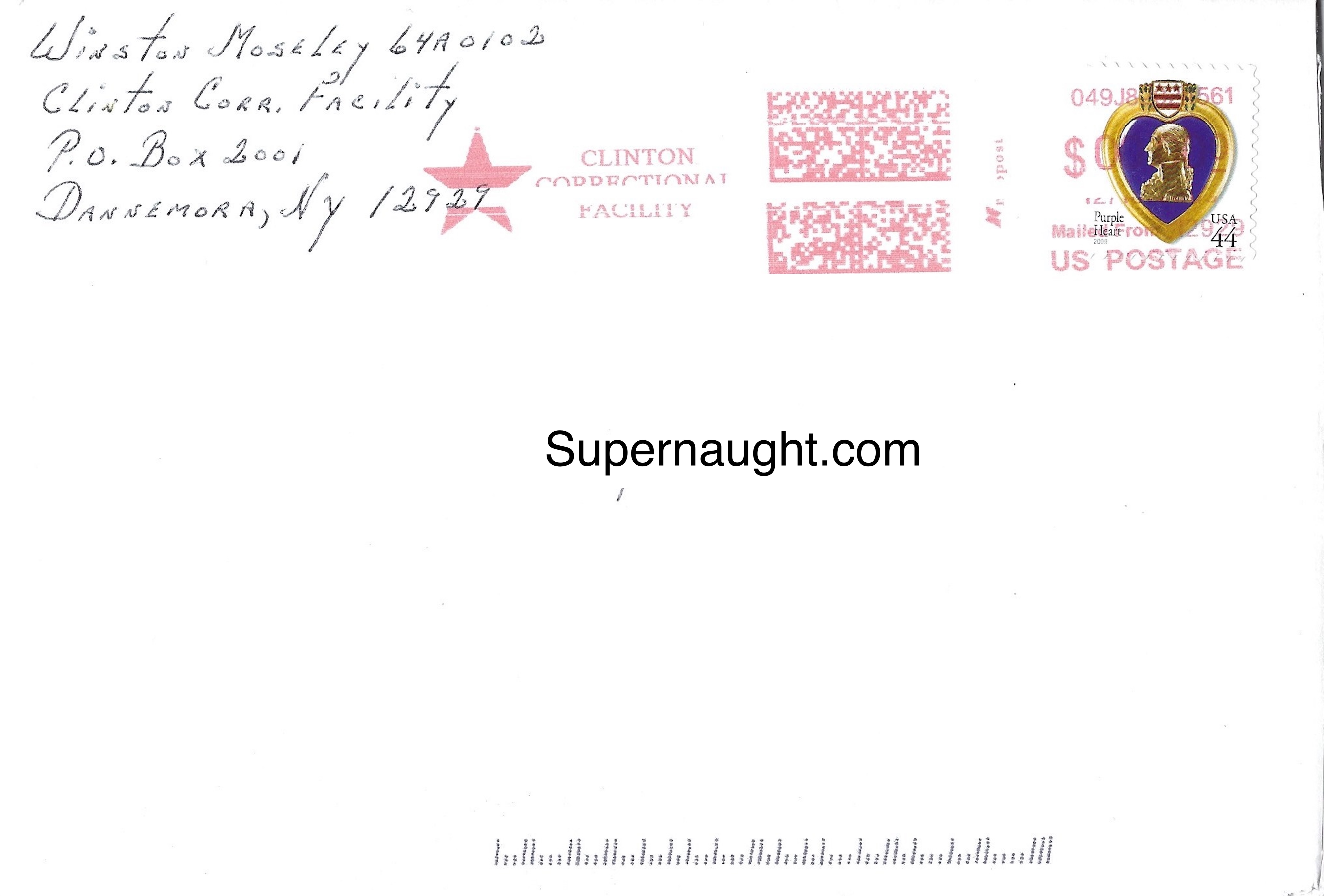 Winston Moseley Christmas Card Letter and Envelope Set image 4