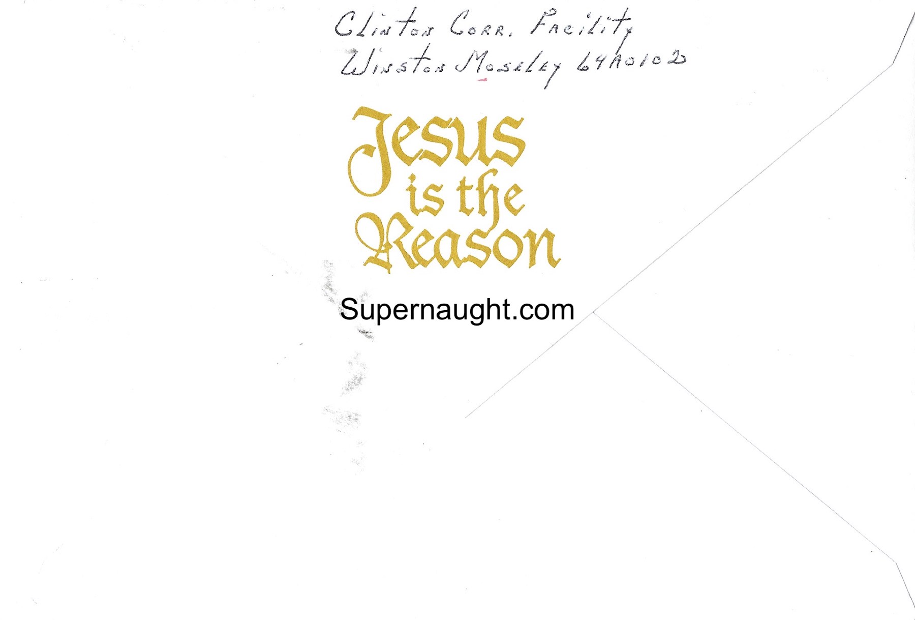 Winston Moseley Christmas Card Letter and Envelope Set image 5