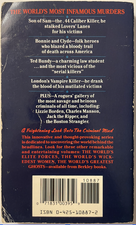 World's Most Infamous Murders Paperback Boar and Blundell image 2