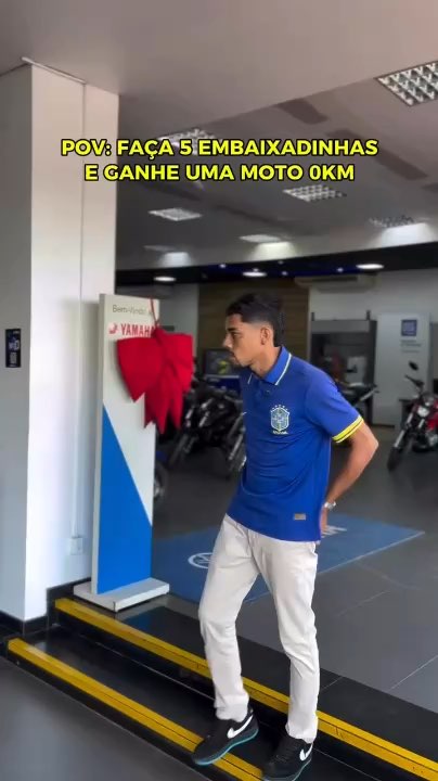 5 embaixadinhas? 😅