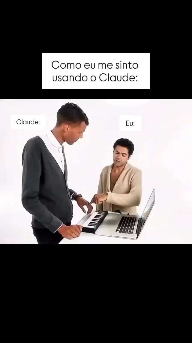 Quando seu amigo é viciado em Claude Code 😅