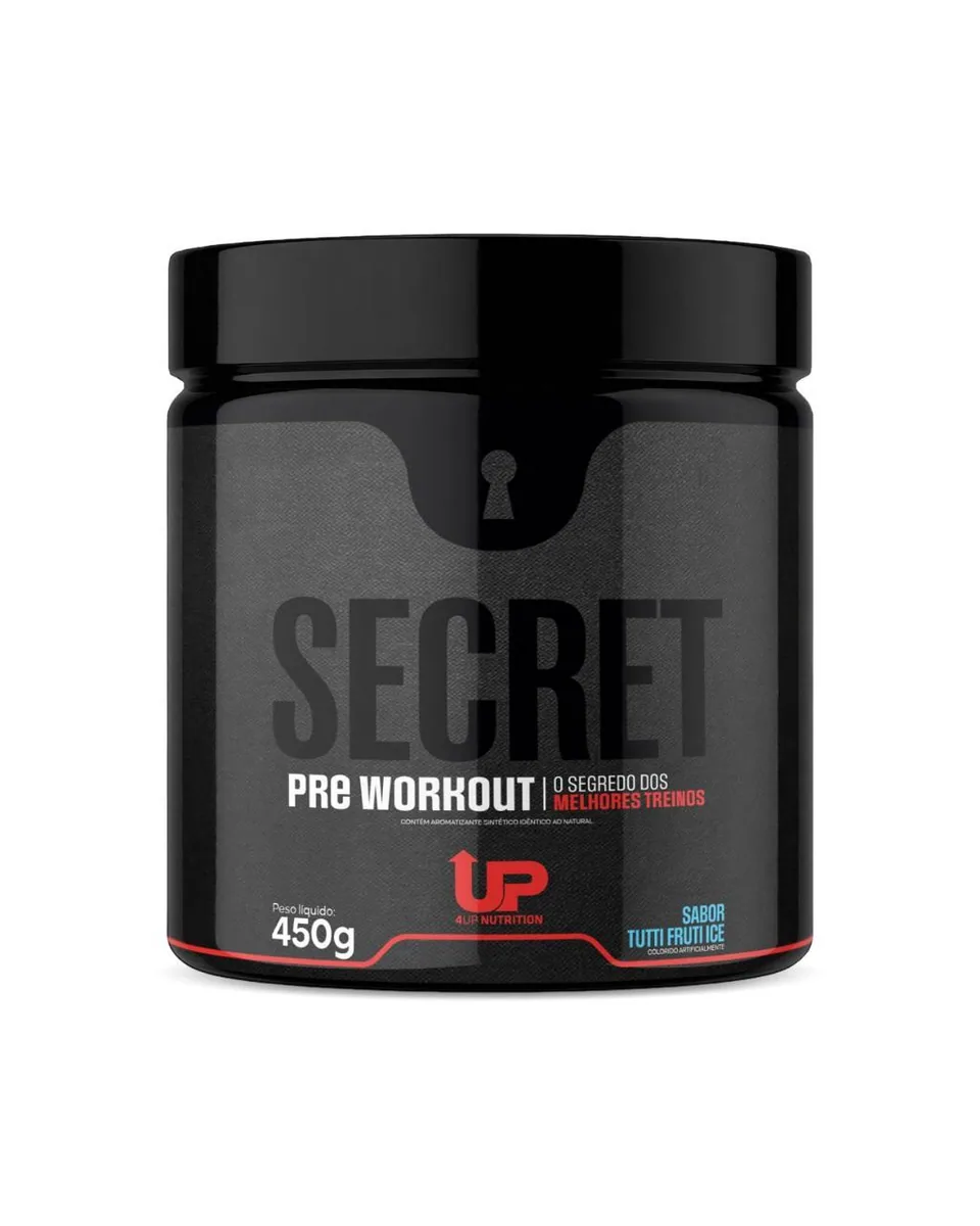 Secret Pre Workout sabor Tutti Fruti Ice — 450 g (4UP Nutrition)