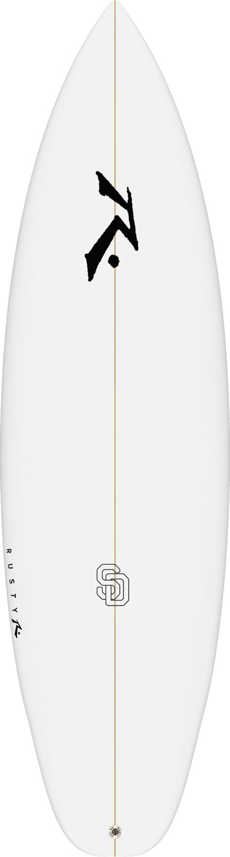 Rusty SD surfboard