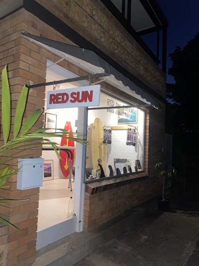 Red Sun surfboards Ding repairs logo