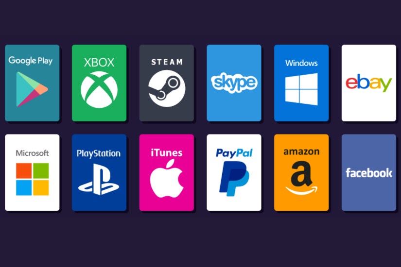 Gift cards and payment options