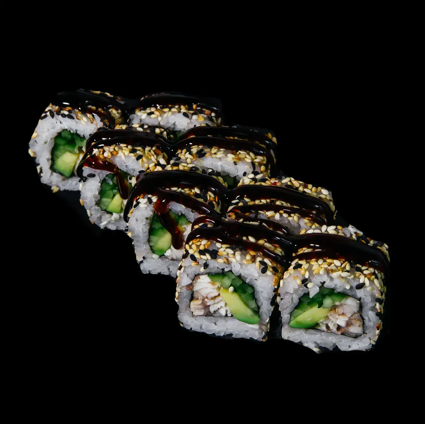 Картика картки товару каліфорнія з вугрем