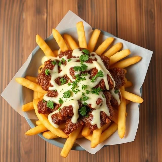Loaded Suya Fries
