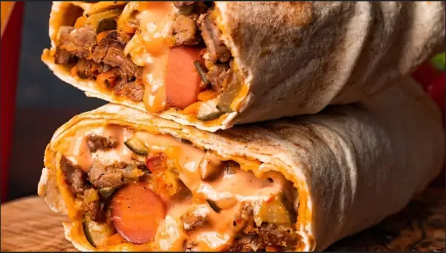 Suya Shawarma Roll (Regular)