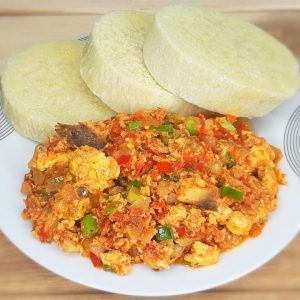 Yam & Egg Sauce