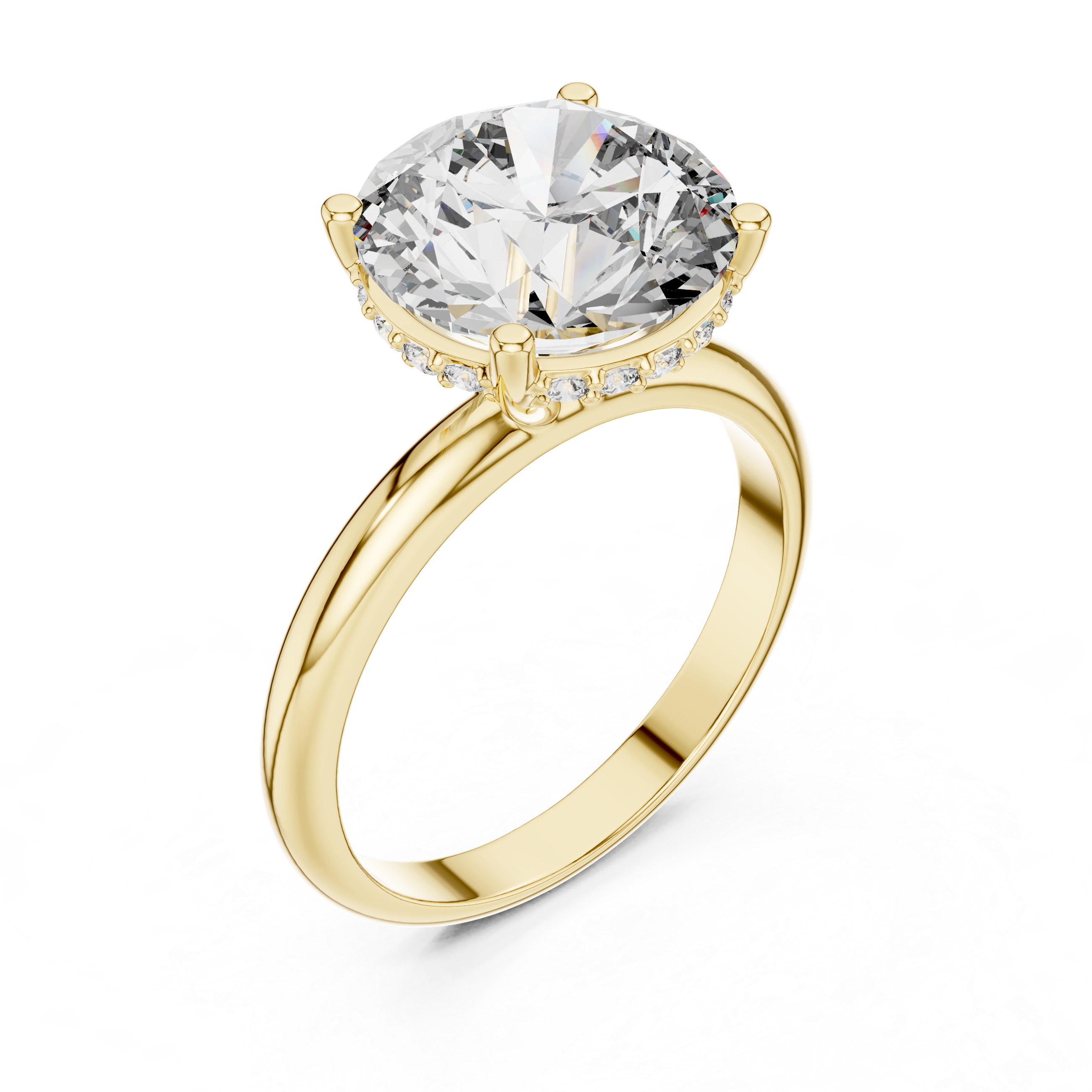 Celeste Whisper Solitaire Ring