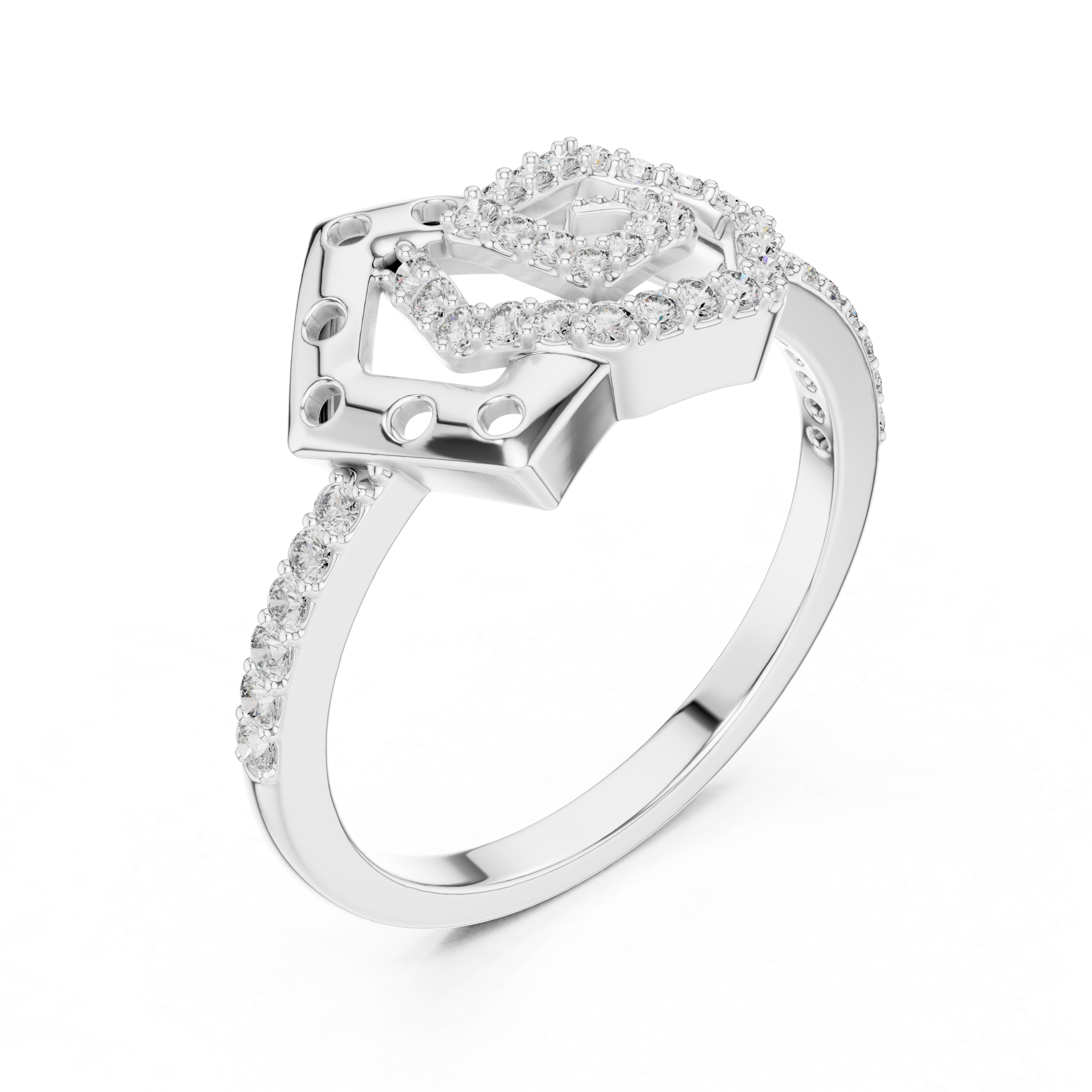 Nova Prism Diamond Ring