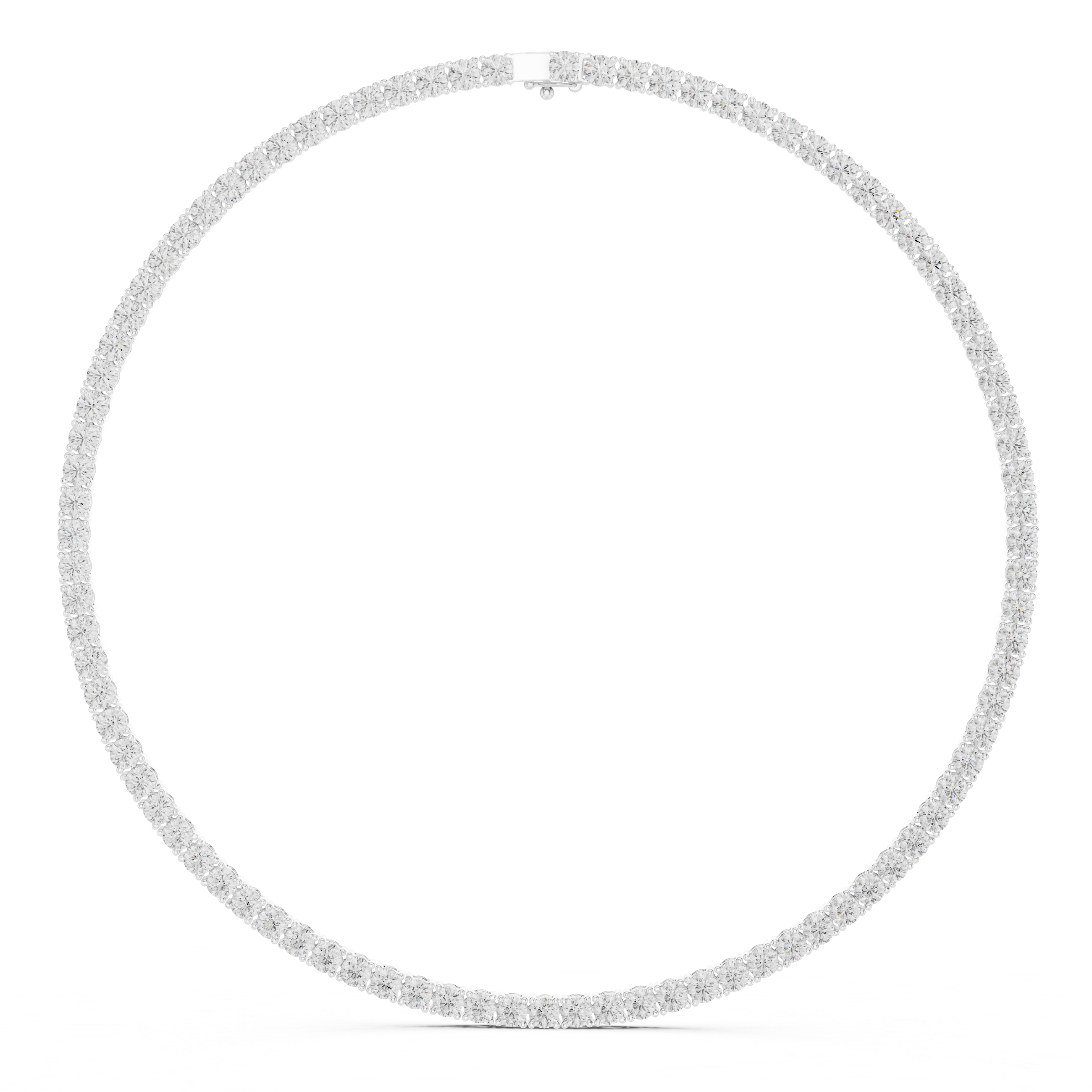 Aurora Eternity Diamond Necklace