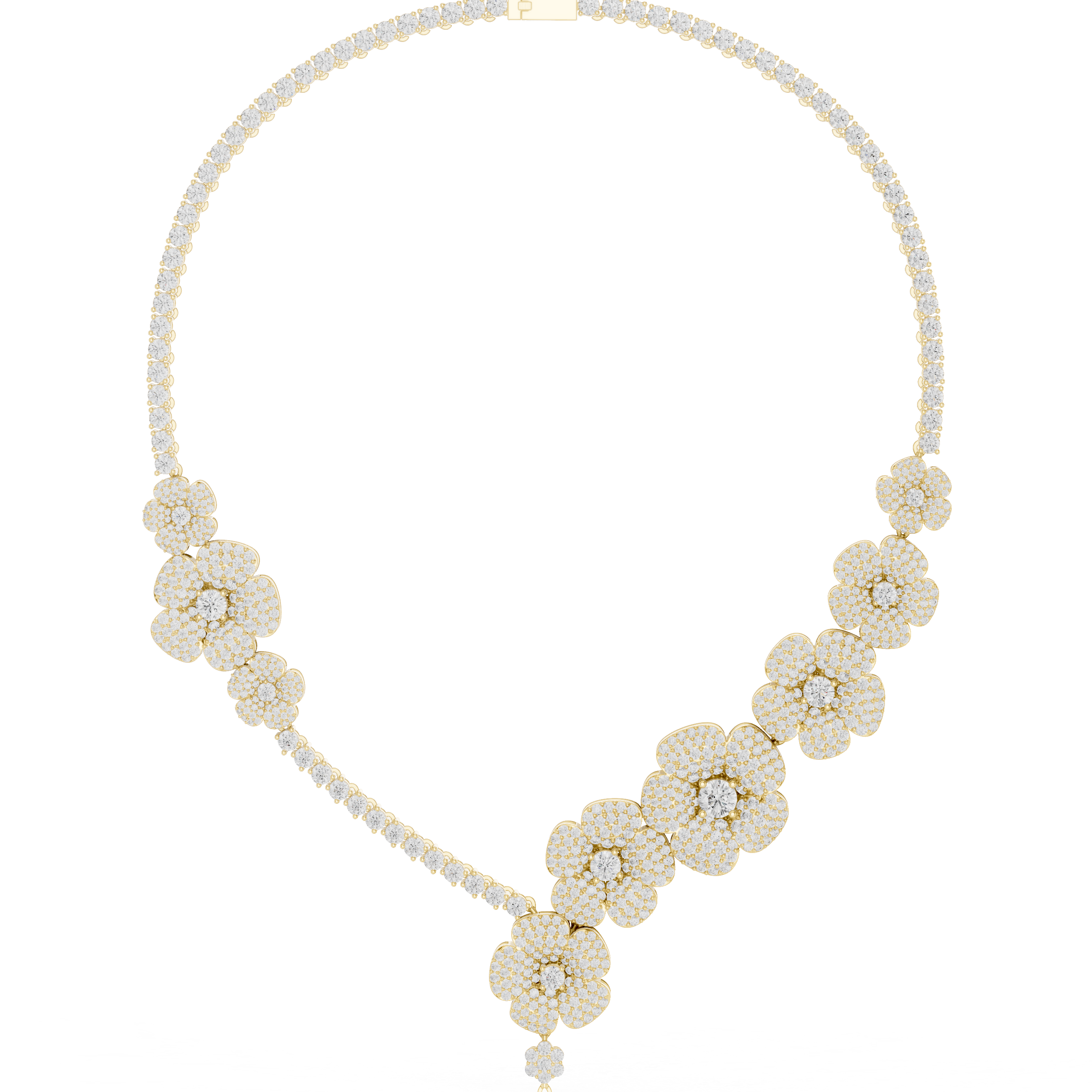 Fleur d’Éclat Diamond Necklace