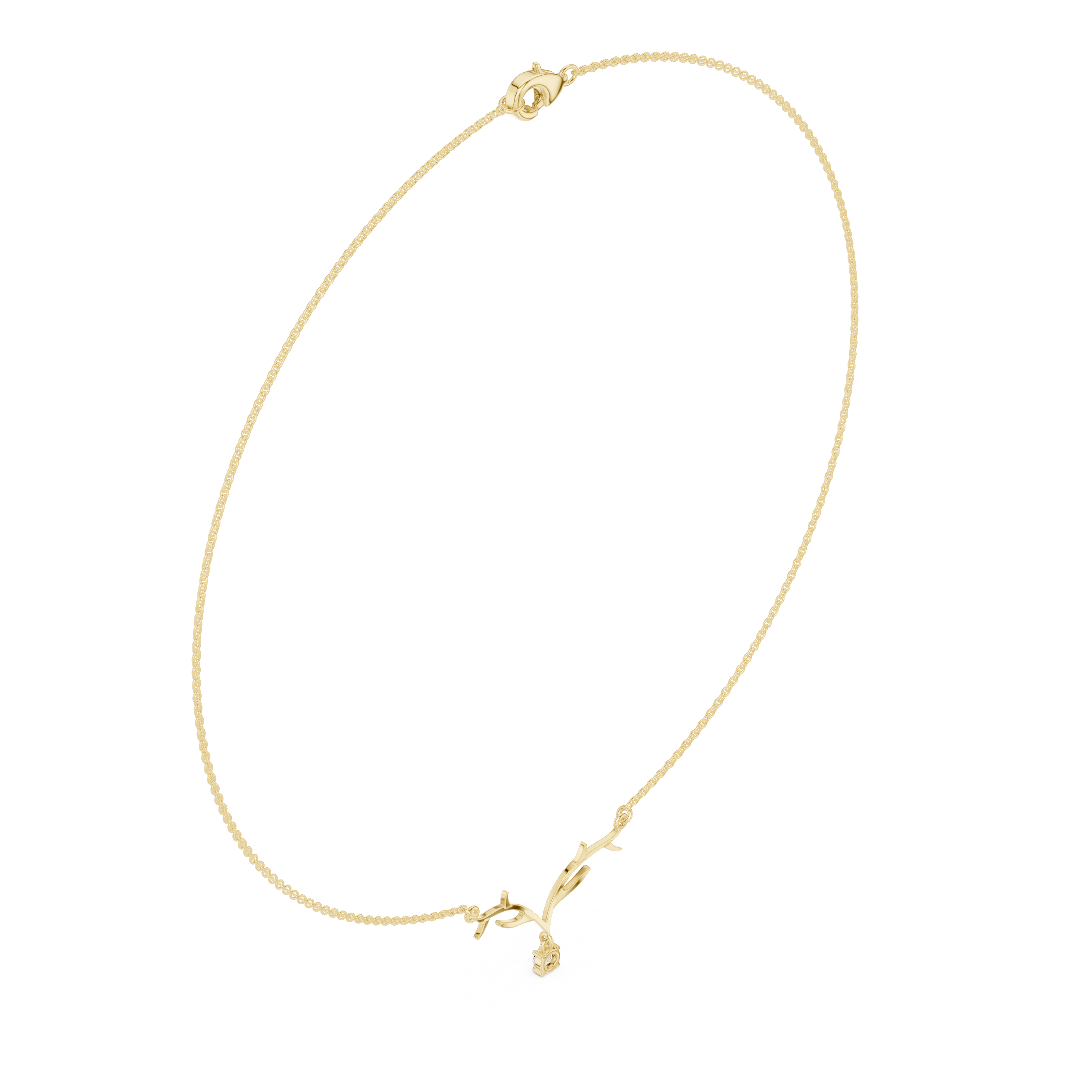 Elowen Nature Diamond Necklace