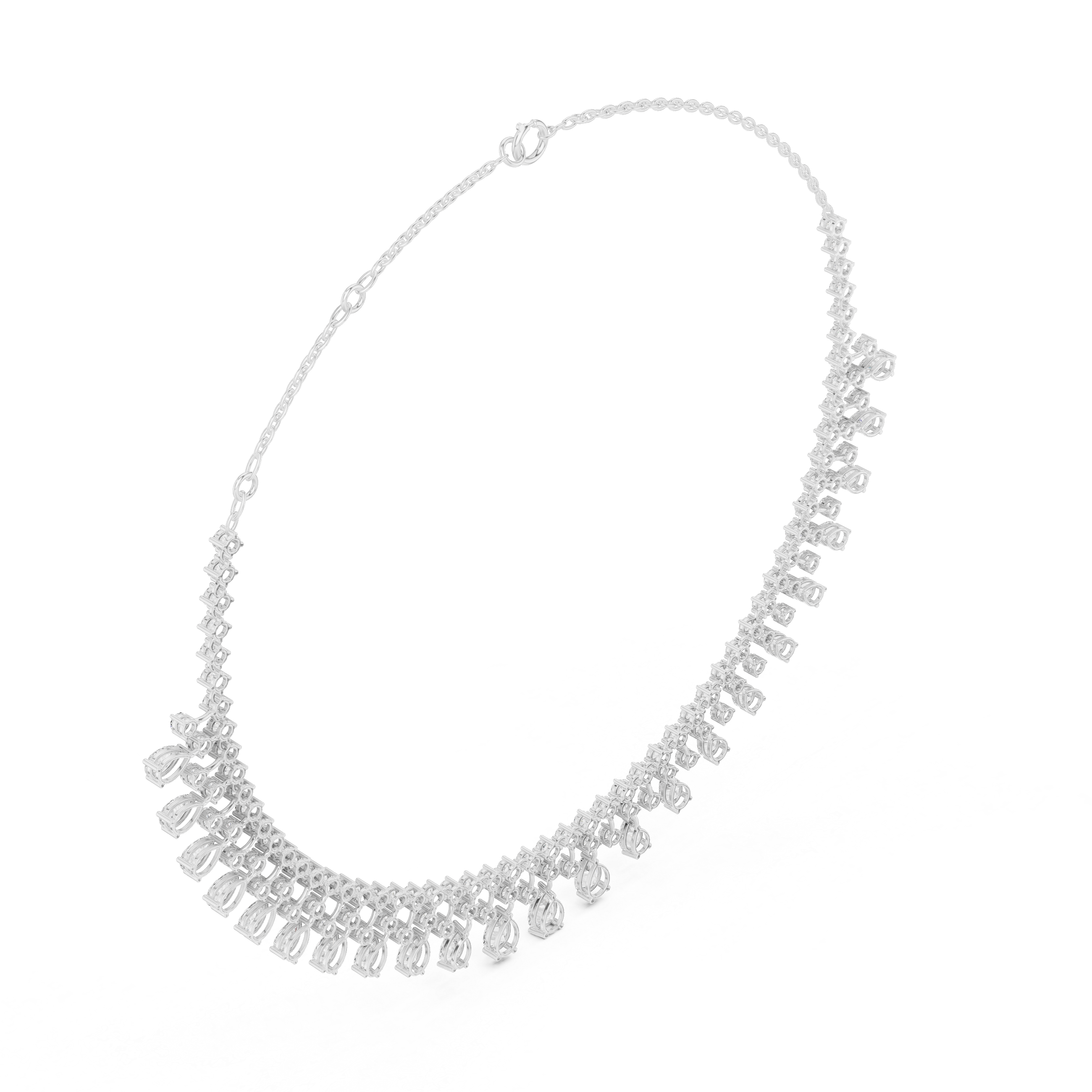 Seraphine Diamond Drop Necklace