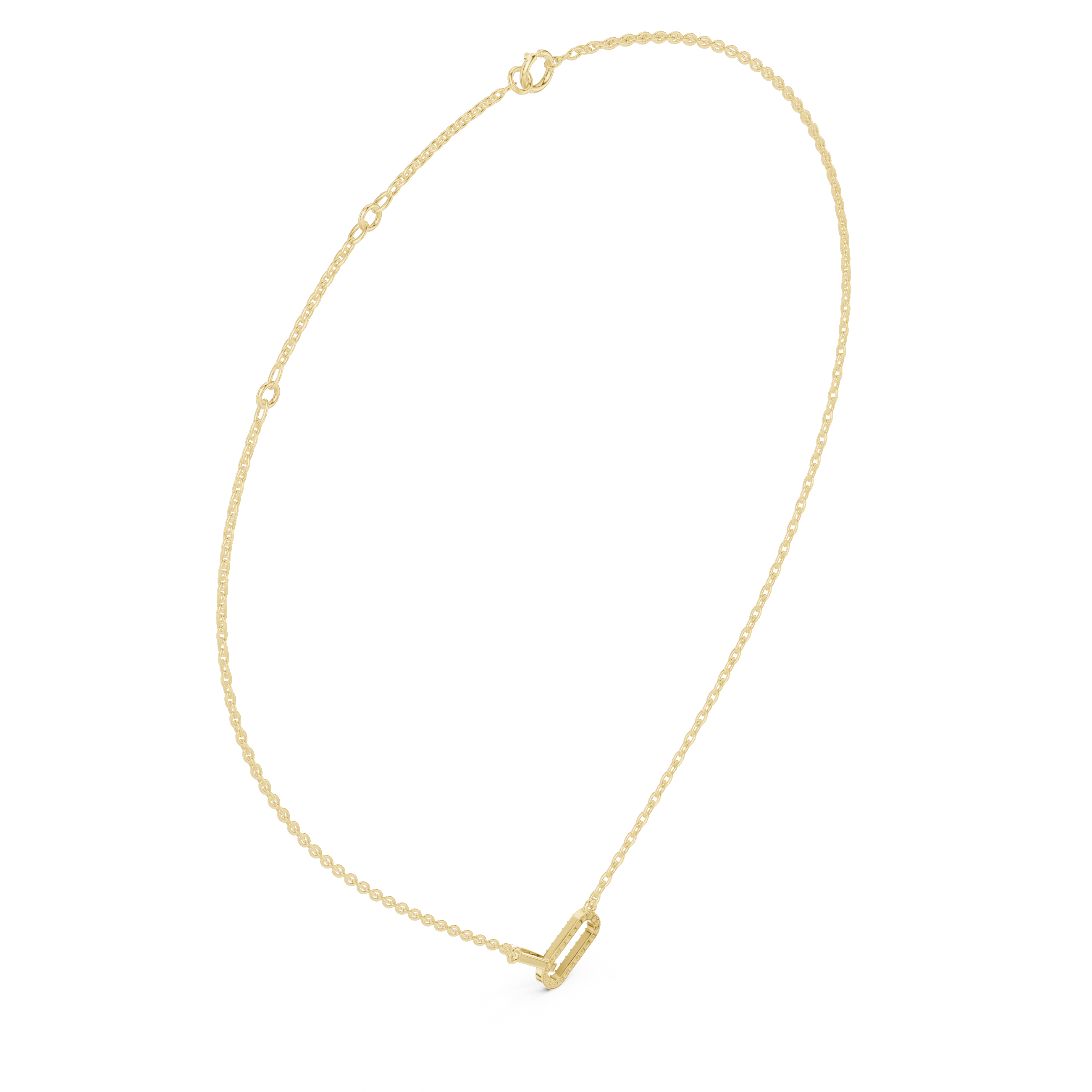 Elenor Link Diamond Necklace