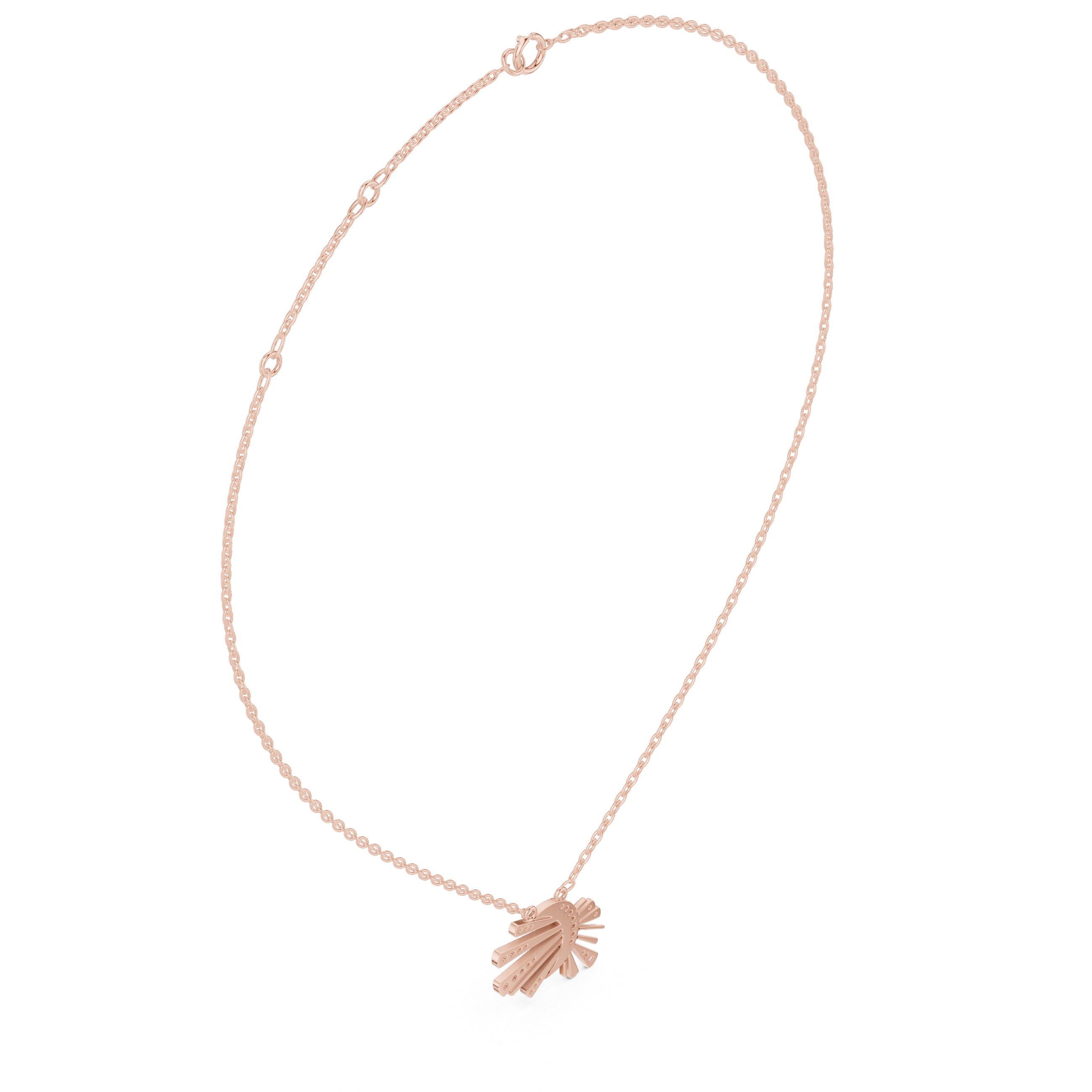 Solara Burst Diamond Necklace
