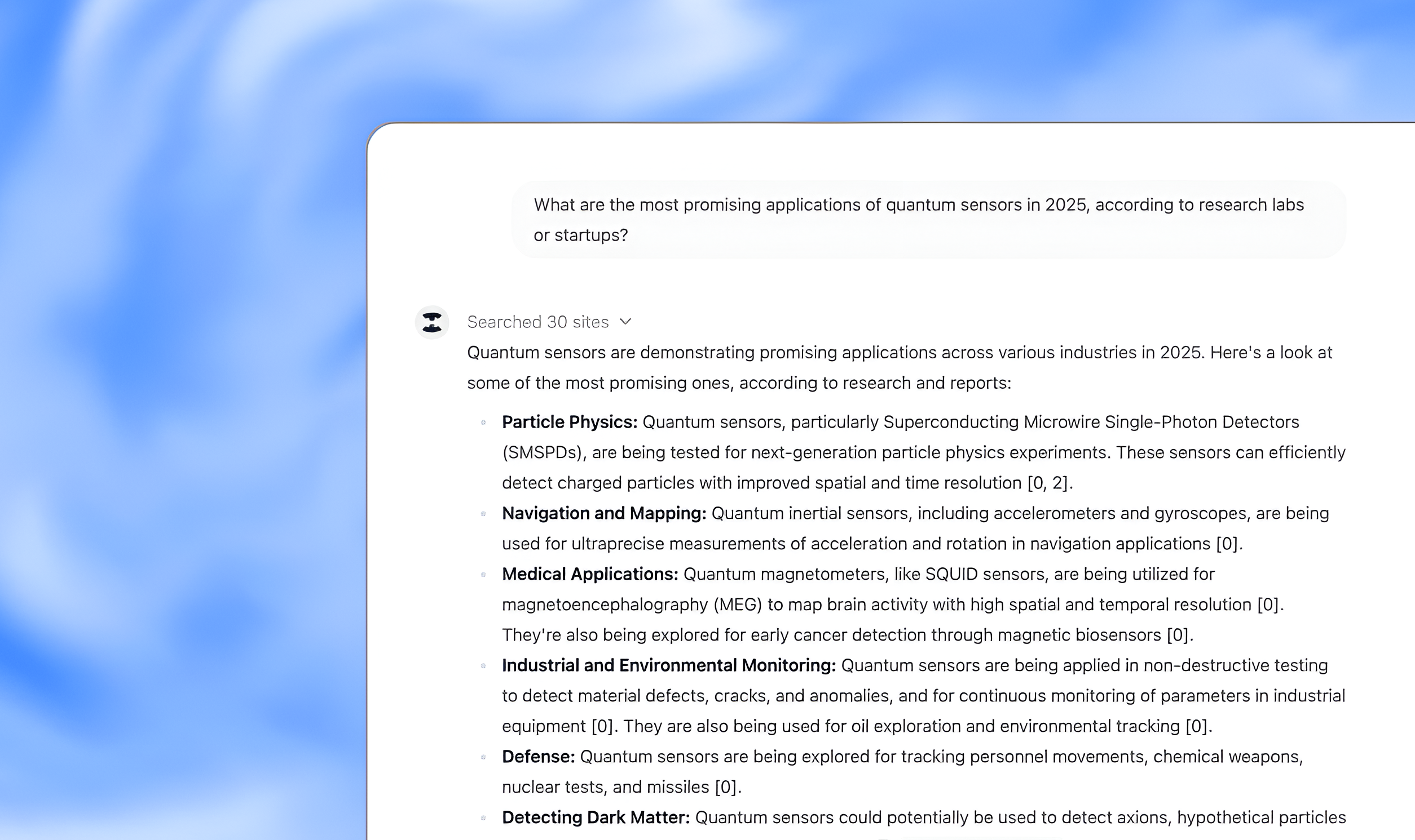 Intelligent Search Capabilities