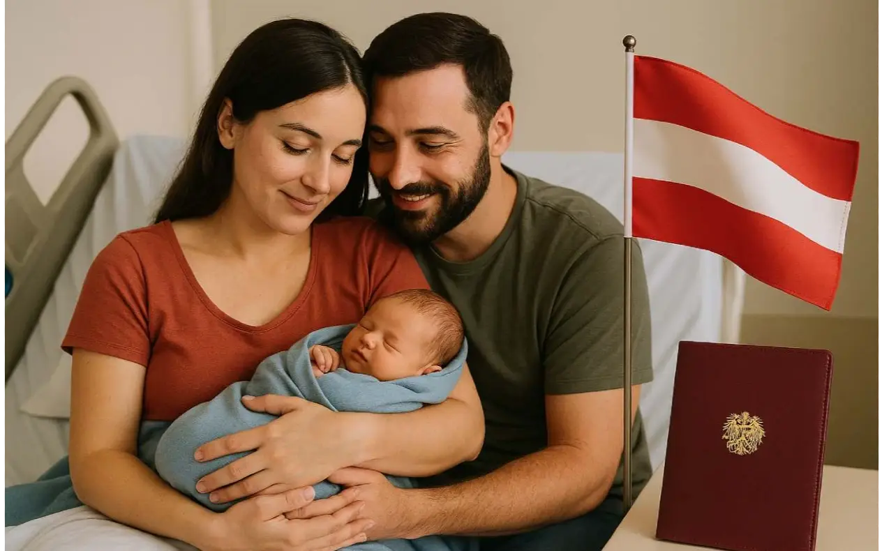 Da li rođenje deteta u Austriji olakšava sticanje državljanstva roditeljima?