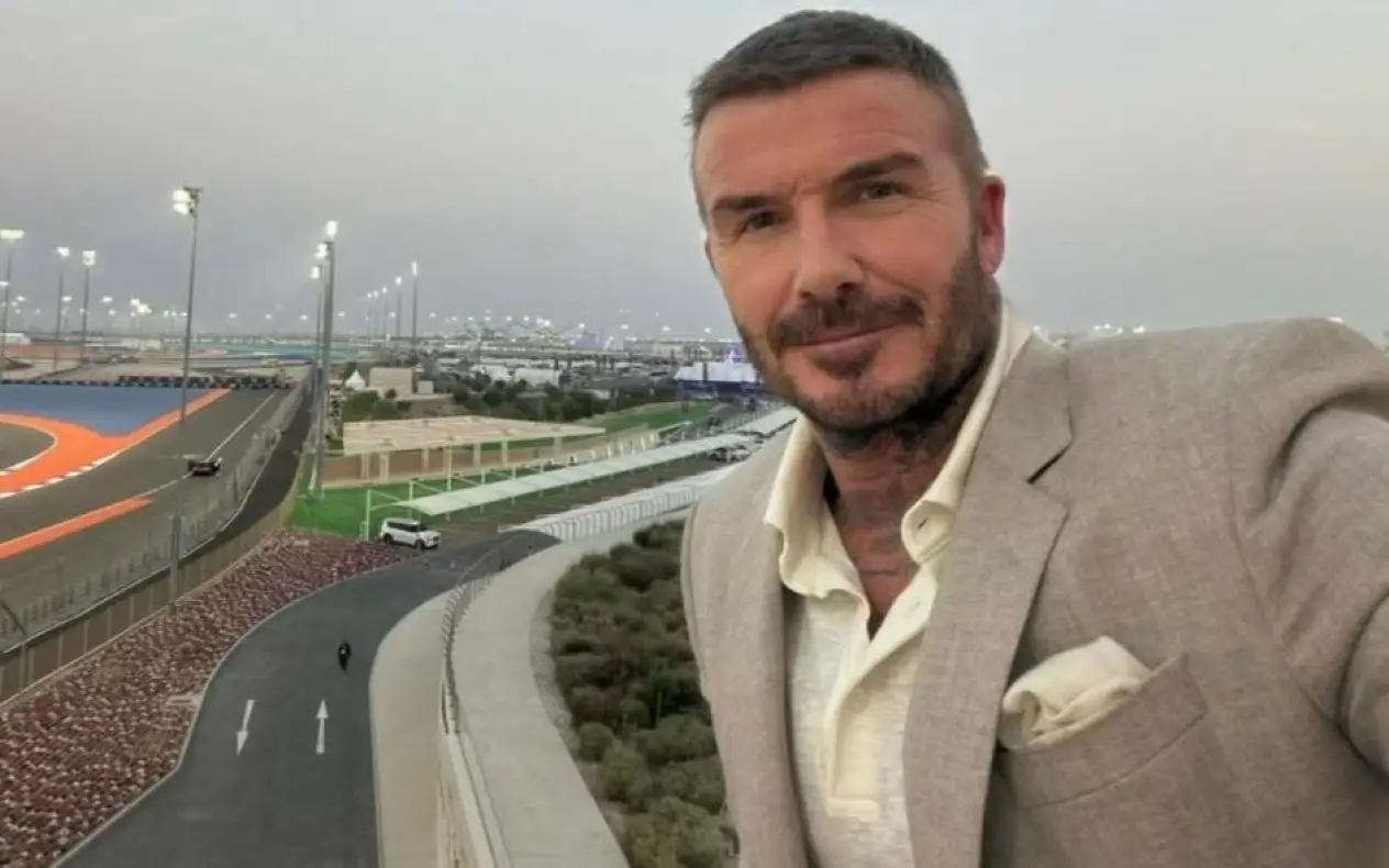 David Beckham David Beckham - Doha formula 1