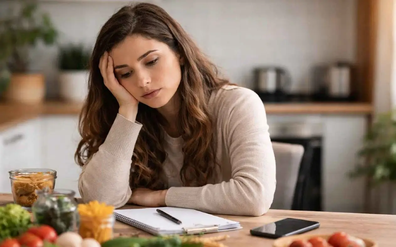 Devojka - mentalni umor zbog svakodnevnih odluka