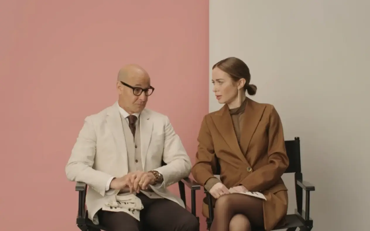 Emily Blunt i Stanley Tucci dobili zvezde na Bulevaru slavnih