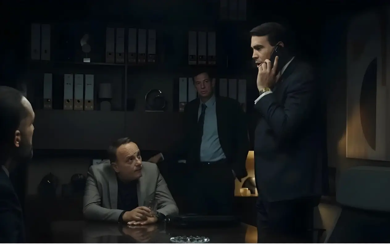 Scena iz serije "Ubice mog oca" napeta atmosfera u kancelariji direktora policije