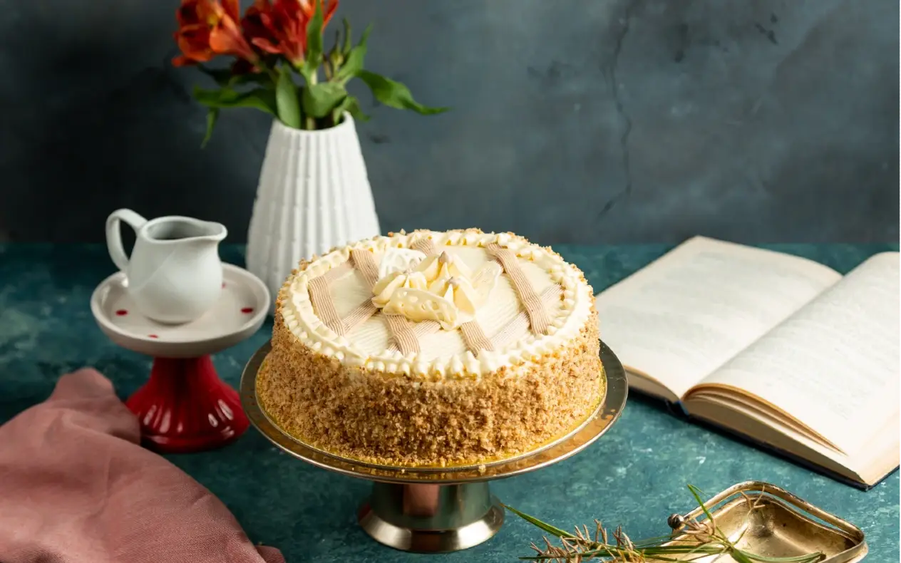 Torta na tacni - cveće - knjiga sa receptima