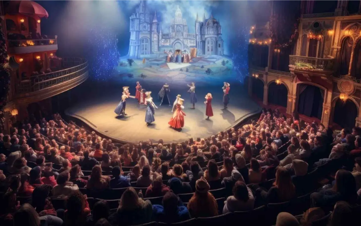 Pozorište Publika u pozorištu pred početak predstave, povratak kulture i umetnosti