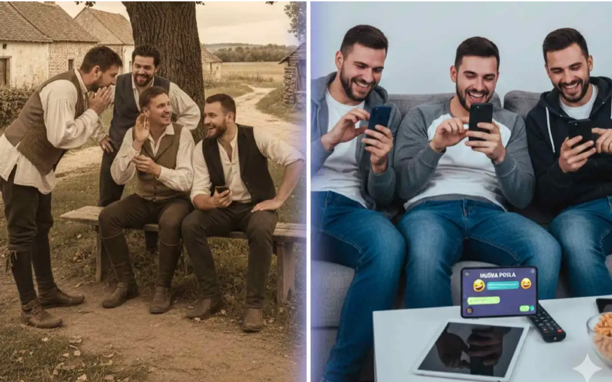 Muška tračarenja nekad i sad