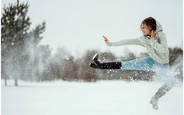 Padnje po snegu Pad na snegu