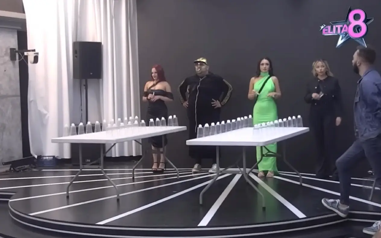 Učesnici rijalitija "Elita 8" tokom igre pred izbacivanje iz rijalitija