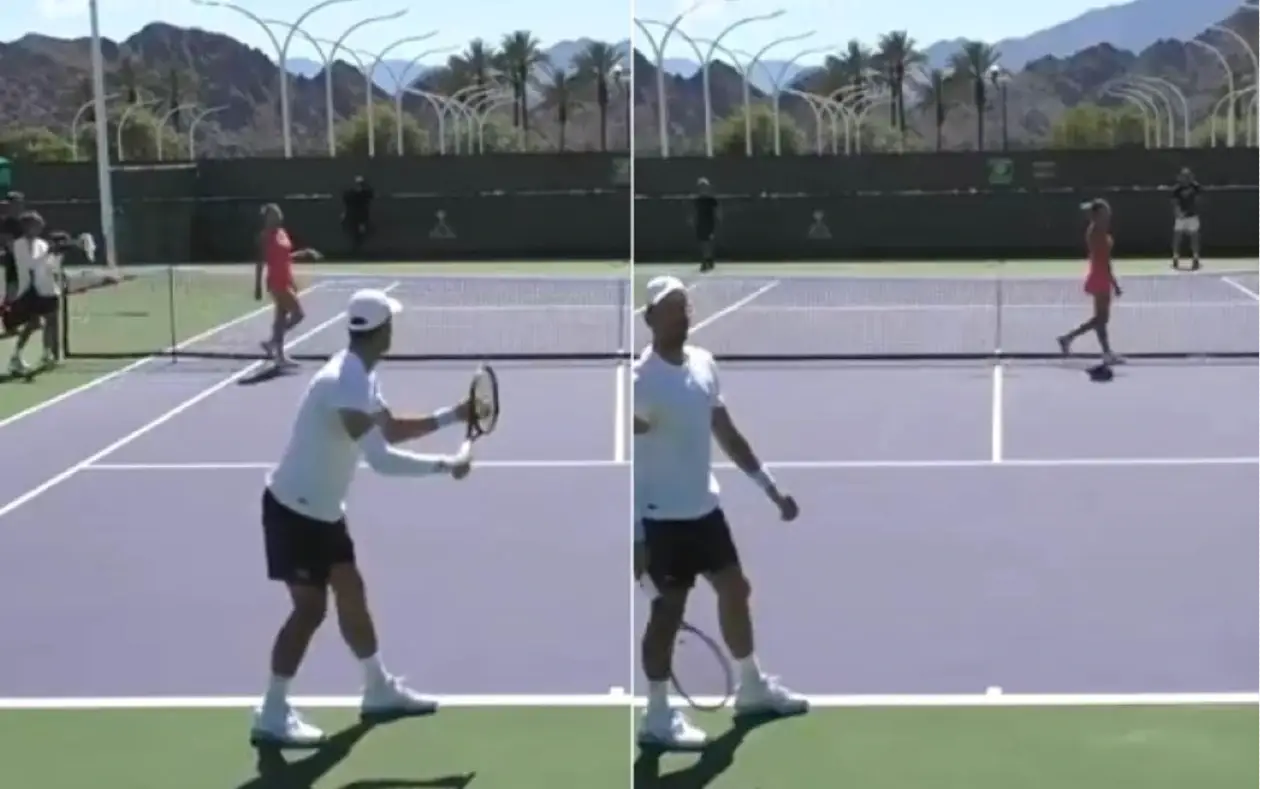 Sabalenka prekinula Đokovićev trening