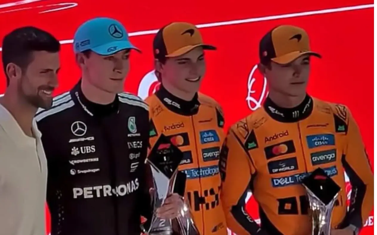 Novak Đoković dodelio pehare na sprint trci F1