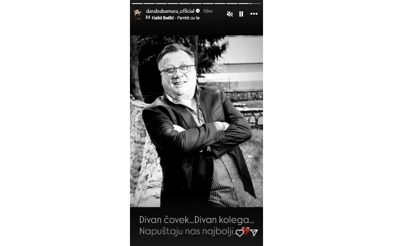 Dara Bubamara oproštaj Dara Bubamara se oprostila od Halica
