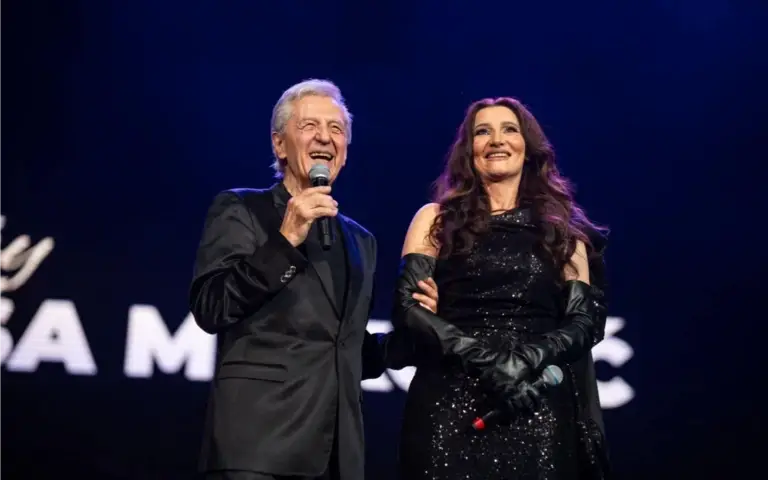 Mira škorić i Miroslav Ilić na koncertu u Sava Centru