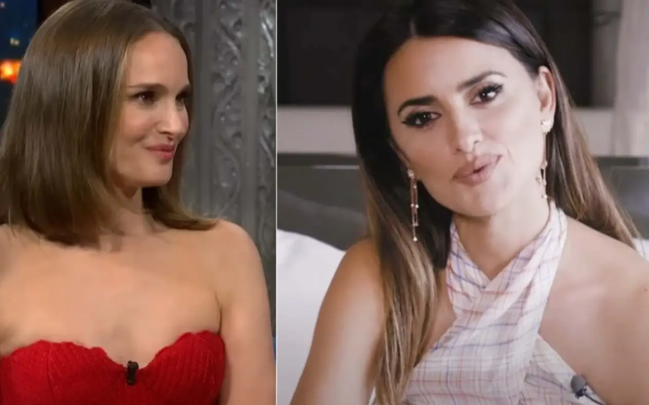 Natalie Portman i Penelope Cruise ilustracija