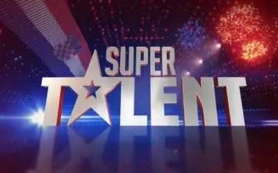 Logo reality-a "Supertalet" Zvanični logo reality-a "Supertalent" sa stilizovanim natpisom