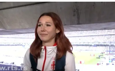 Angelina Topić sportiskinja godine Angelina Jolie sa blagom šminkom i osmehom na licu tokom intervjua