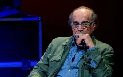 Voja Brajović zamišljen tokom gosotvanja u emisiji