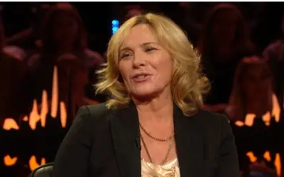 Kim Carttall tokom gosotvanja u emisiji