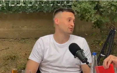 Aleksa Avramović tokom konferencije 