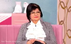 Nada Obrić tokom gostovanja u TV emisiji