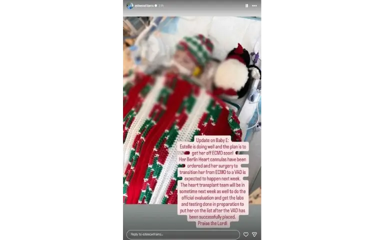 Beba influenserke u kritičnom stanju